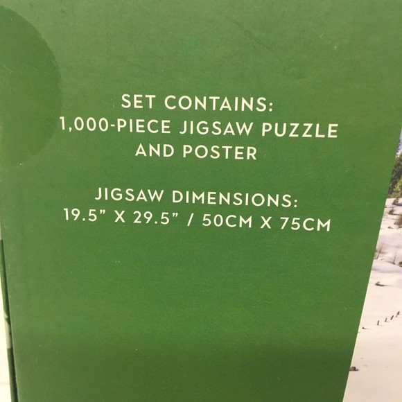 Jigsaw Puzzle The Festive Jigsaw Collection Winter Cabin 1000 pcs w/Post… - Picture 5 of 11